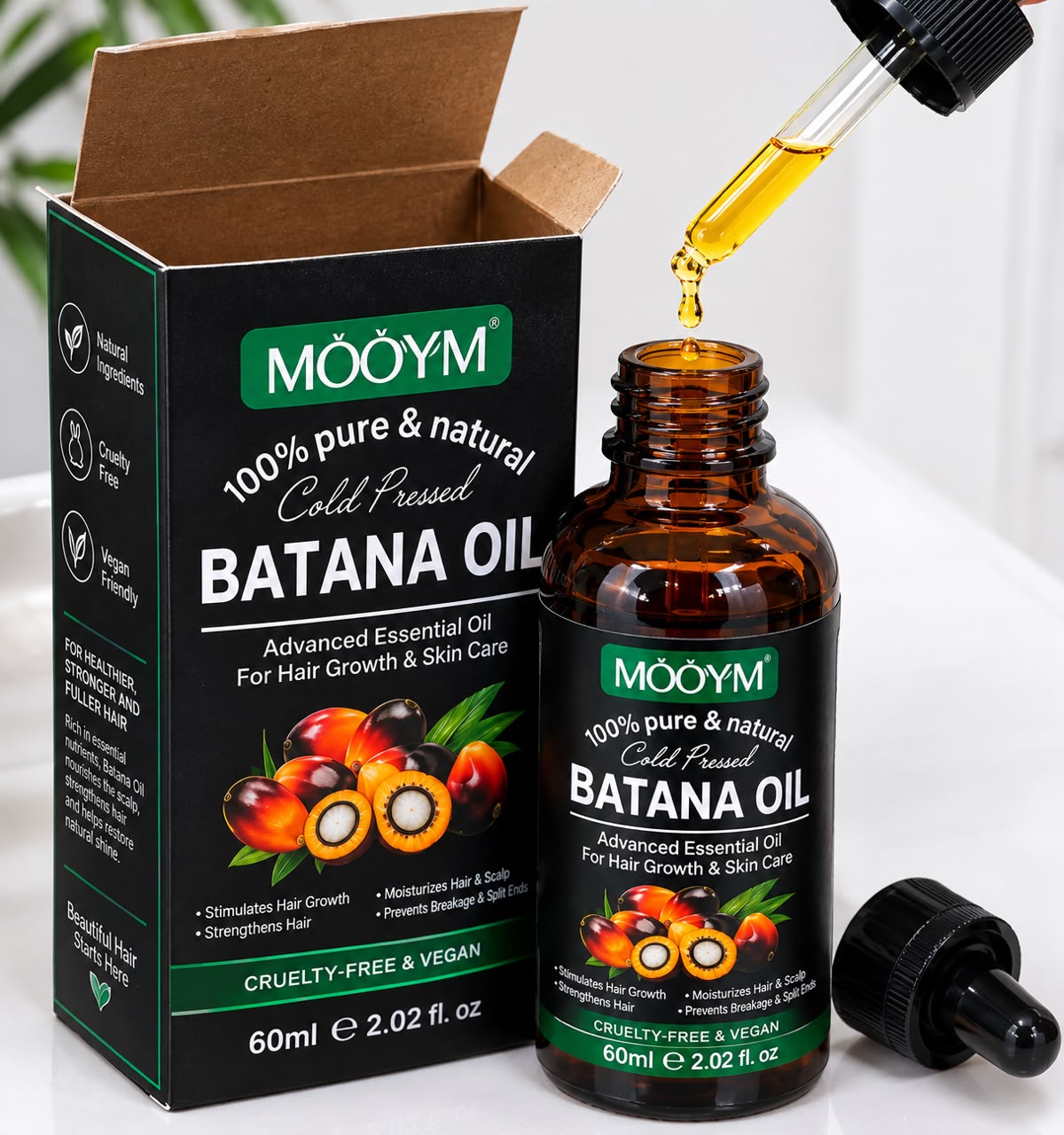 Batana oil-pousse de cheveux